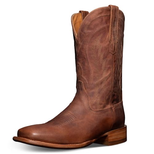 laydown image of The Doc Goat Leather Boot
