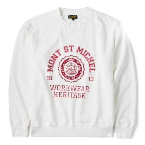 laydown image of Collegiate Workwear Sweatshirt