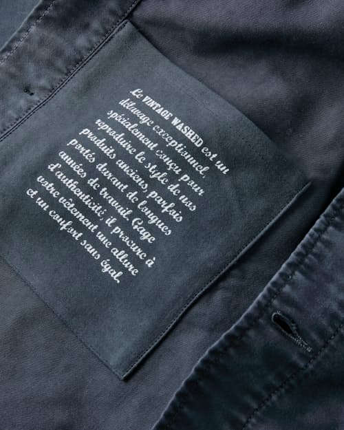 laydown detail image of French Moleskin Work Jacket