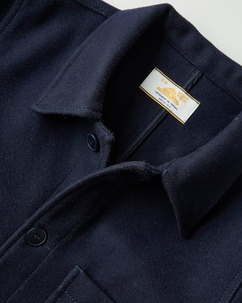 laydown detail image of French Wool Work Jacket