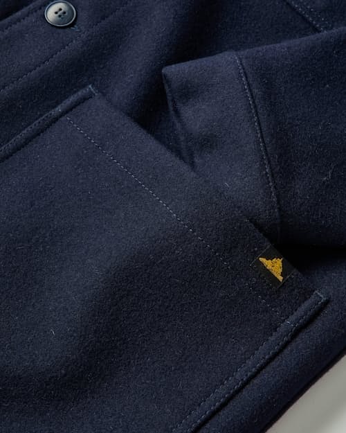 laydown detail image of French Wool Work Jacket