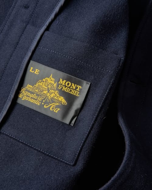 laydown detail image of French Wool Work Jacket