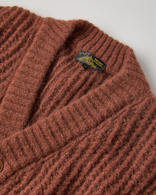 laydown detail image of Gregory Mohair Cardigan