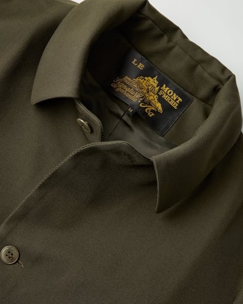 laydown detail image of Wool Trench Coat