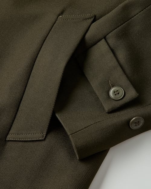 laydown detail image of Wool Trench Coat