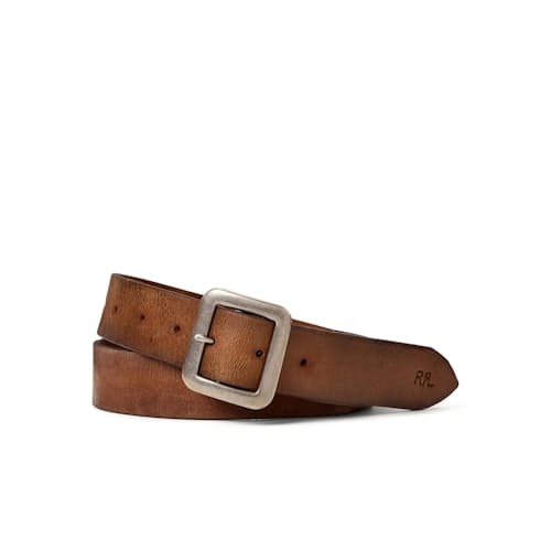 laydown image of Burlington Leather Belt