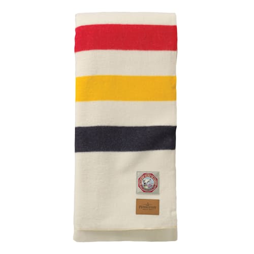 laydown image of Glacier National Park Blanket
