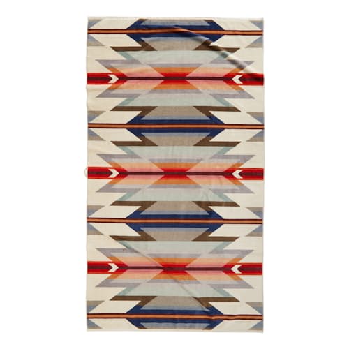 laydown image of Oversized Jacquard Towel