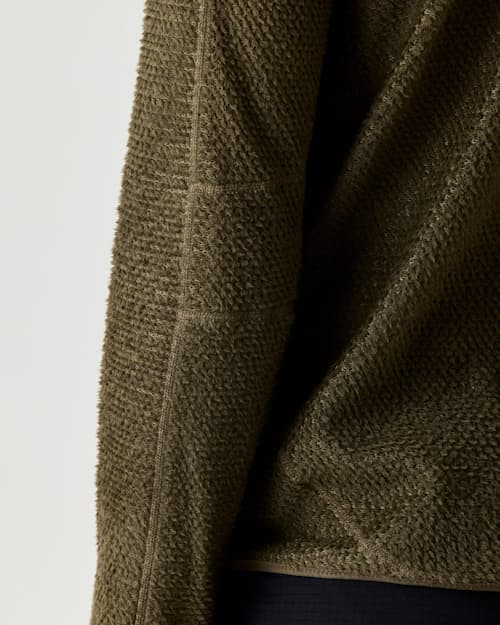 on model image of Alpha Direct Fleece Hoodie