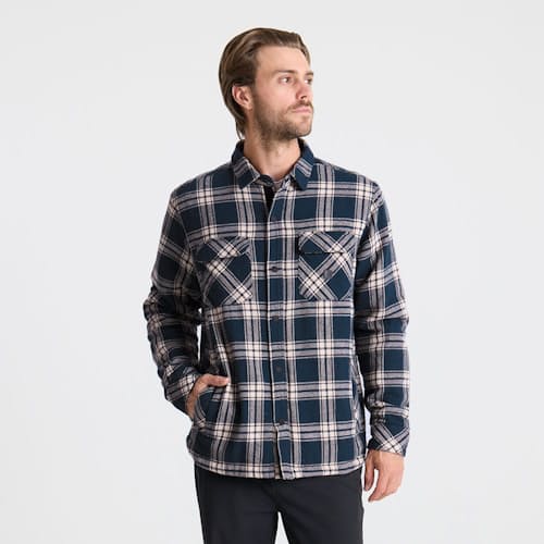 on model image of Backwoods Overshirt