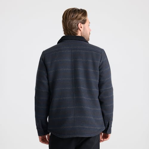 on model image of Hebrides Sherpa Jacket