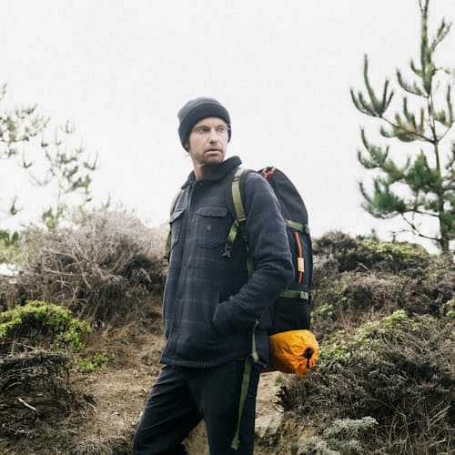 lifestyle image of Hebrides Sherpa Jacket