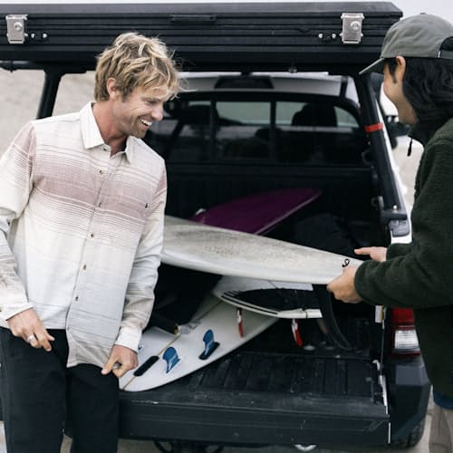 lifestyle image of Crossroads Flannel Shirt