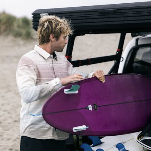 lifestyle image of Crossroads Flannel Shirt