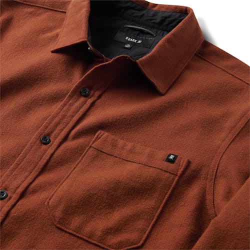 laydown detail image of Crossroads Flannel Shirt