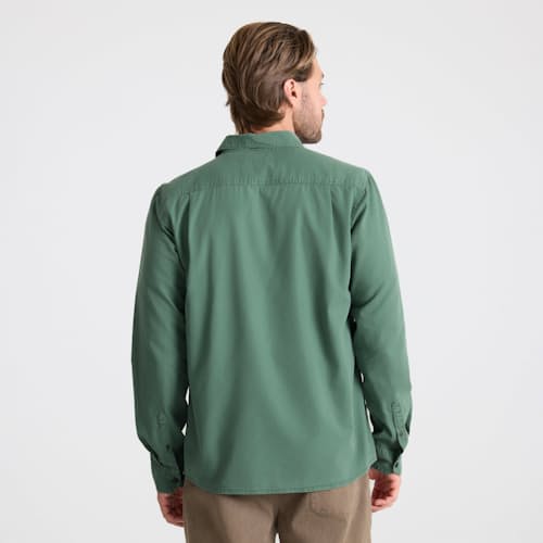 on model image of Made to Fade Long Sleeve Shirt