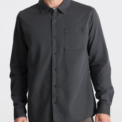 on model image of Made to Fade Long Sleeve Shirt