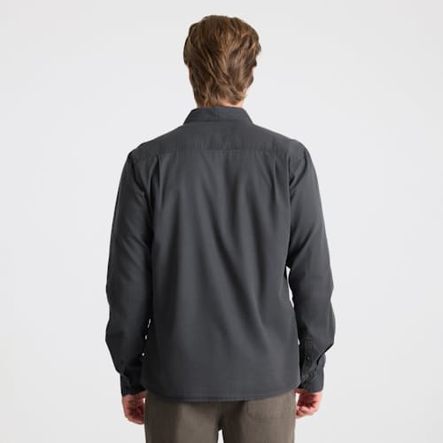 on model image of Made to Fade Long Sleeve Shirt