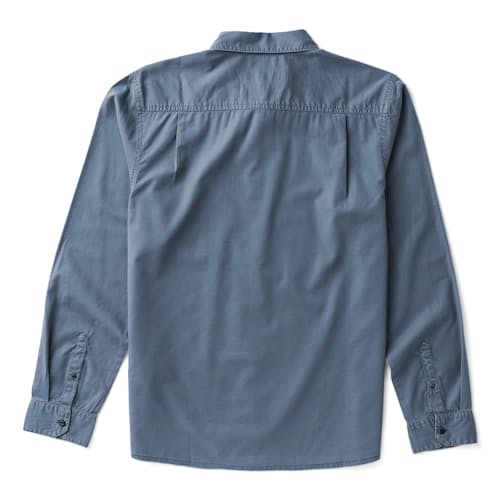 laydown image of Made to Fade Long Sleeve Button-up Shirt