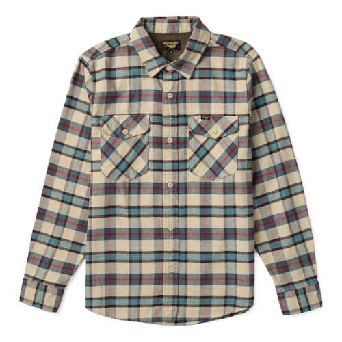 laydown image of Calico Flannel Shirt