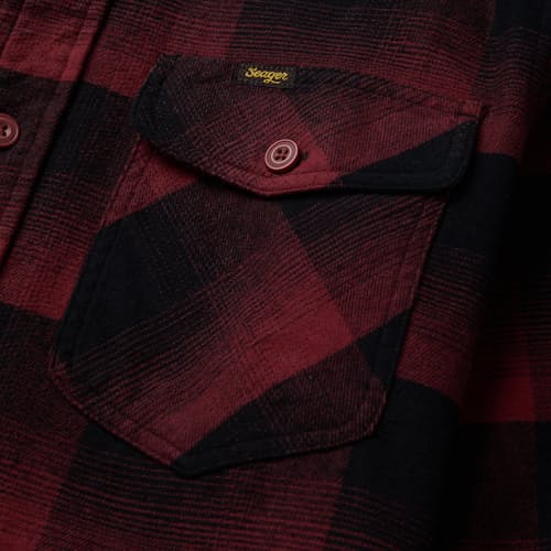 laydown detail image of Calico Flannel Shirt