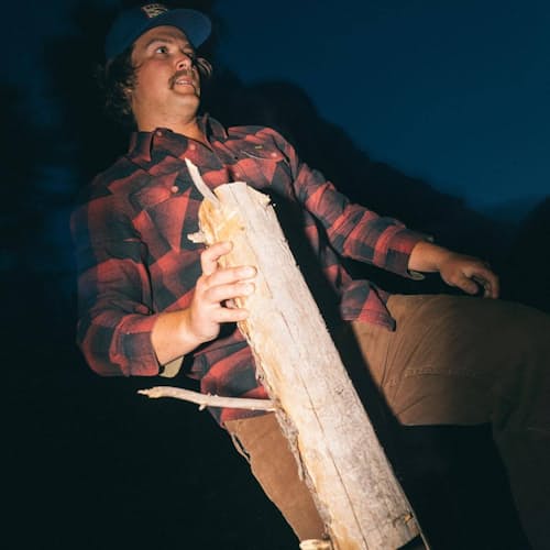 lifestyle image of Calico Flannel Shirt