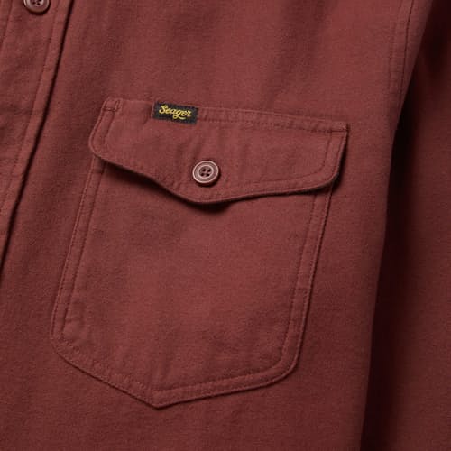laydown detail image of Calico Flannel Shirt