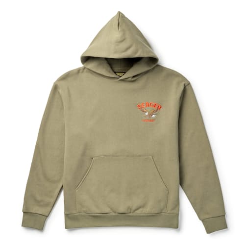 laydown image of Bradley Heavyweight Hoodie