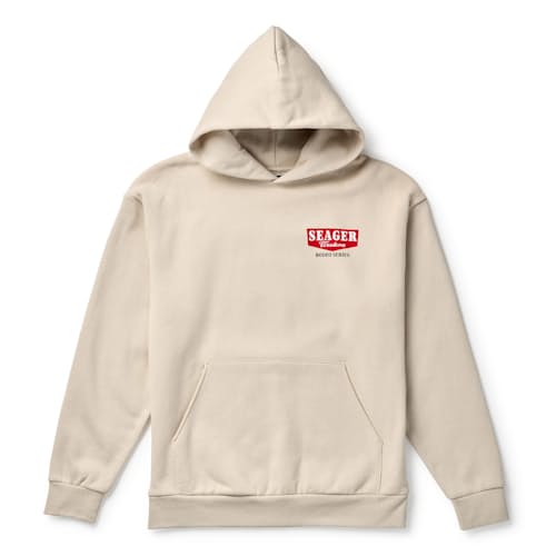 laydown image of Rodeo Series Heavyweight Hoodie