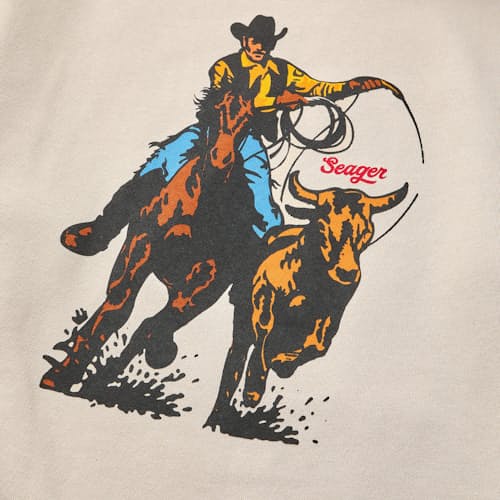 laydown detail image of Rodeo Series Heavyweight Hoodie