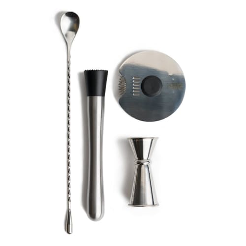 laydown image of Barware Tool Set - Stainless