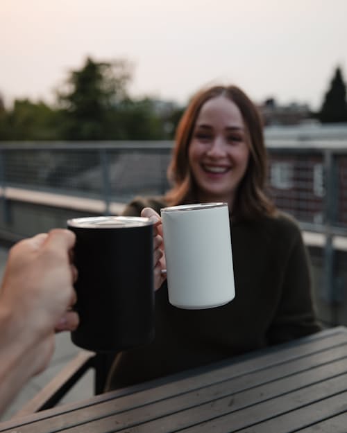 lifestyle image of 16oz VI Camp Cup - Slide Lid