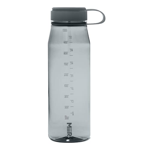 laydown image of 33oz Everywhere Bottle - Basal Gray