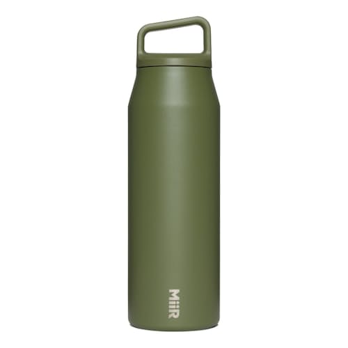 laydown image of 32oz VI WM Bottle - Evergreen