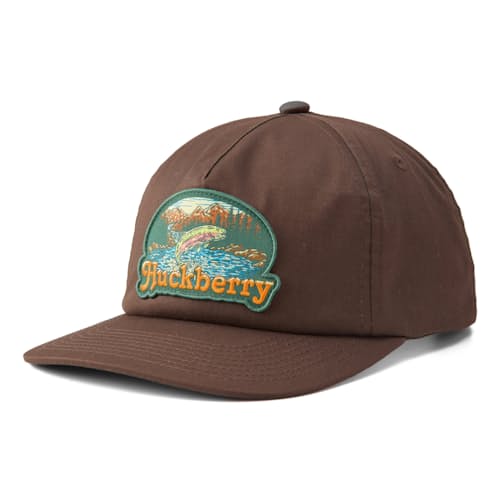laydown image of Huckberry Country Snapback Hat