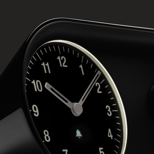laydown detail image of Arc Alarm Clock