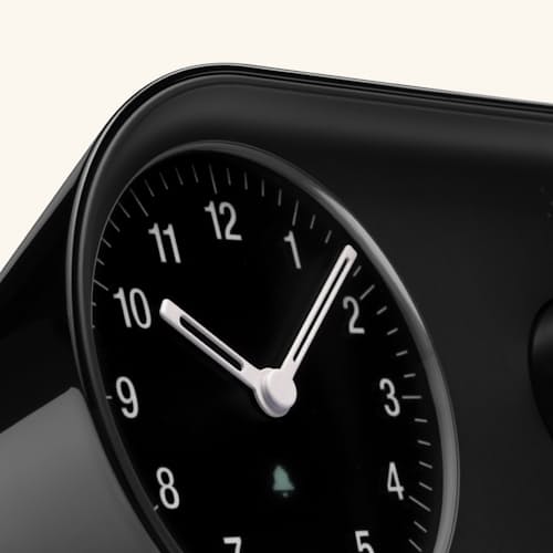 laydown detail image of Arc Alarm Clock