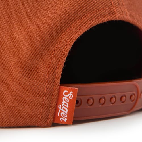 laydown detail image of Seager Sportsman Snapback Hat