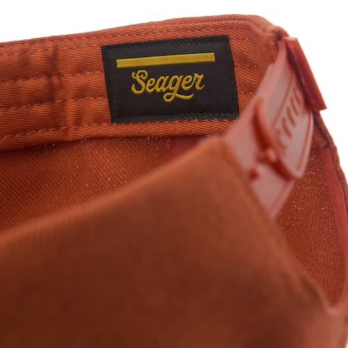laydown detail image of Seager Sportsman Snapback Hat