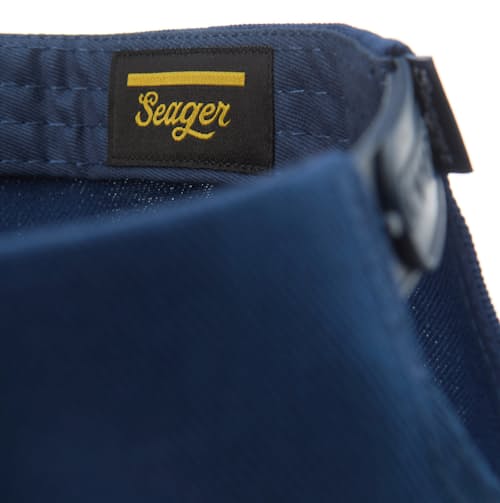 laydown detail image of Seager Sportsman Snapback Hat