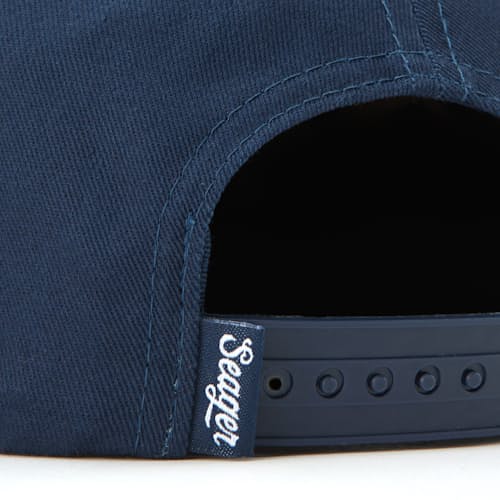 laydown detail image of Seager Sportsman Snapback Hat