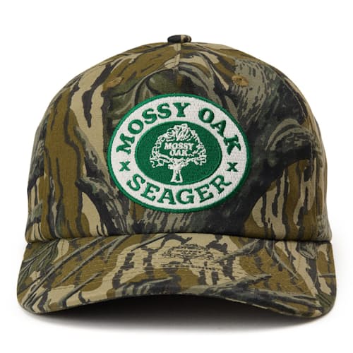 laydown image of Seager x Mossy Oak Snapback