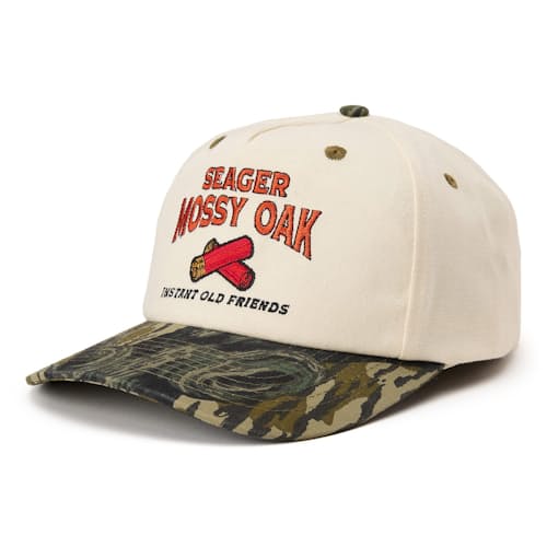 laydown image of Seager x Mossy Oak Gone Huntin' Snapback