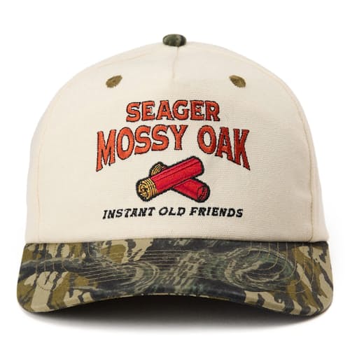 laydown image of Seager x Mossy Oak Gone Huntin' Snapback