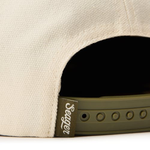 laydown detail image of Seager x Mossy Oak Gone Huntin' Snapback
