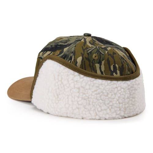 laydown image of Seager x Mossy Oak Flapjack Hat