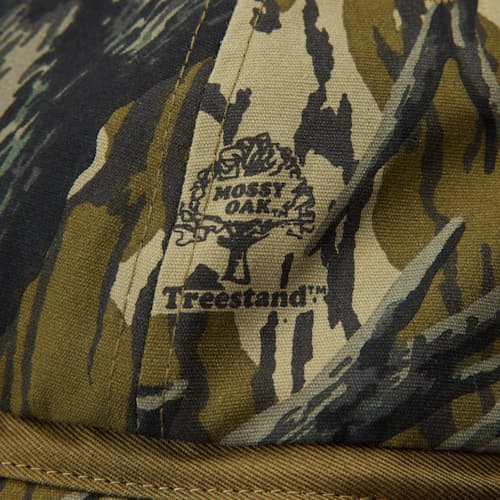 laydown detail image of Seager x Mossy Oak Flapjack Hat