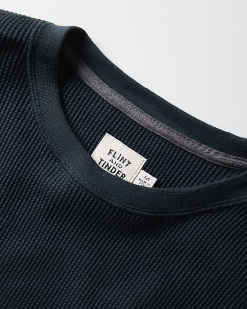 laydown detail image of Waffle Thermal Crewneck
