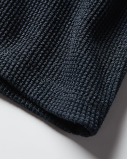 laydown detail image of Waffle Thermal Crewneck