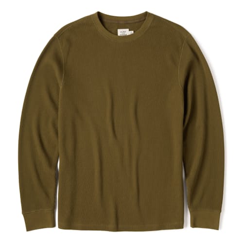laydown image of Waffle Crewneck